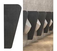 Séparateur D'urinoir Gris Mural, Cloison De Toilettes avec Quincaillerie en Acier Inoxydable, pour Urinoir Public, pour Centre Commercial, école, Maison, 40cmx90cmx2pcs