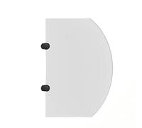Séparateur d'urinoir pour enfants, motif dessin animé, cloison de toilettes pour écoles et jardins d'enfants, design amusant, mur de sécurité durable pour salle de bain, solution colorée et attrayante