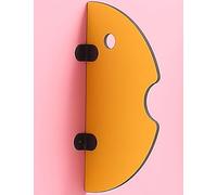 Séparateur d'urinoir pour enfants - Panneau de séparation jaune pour toilettes - 3 panneaux en bois pour toilettes d'enfants - Écran d'intimité durable