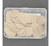 Séparateur en fibre de verre sulfonée - 72 g/m², épaisseur 0,22 mm, taux d'absorption de liquide 40 mm/3 min(Round D18mm 100pcs)