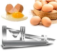 Séparateur et éplucheur d'œufs, fonctionnement manuel pour une séparation efficace du blanc et du jaune, idéal pour la transformation des aliments à haut volume et les cuisines commerciales