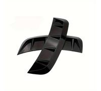 Séparateur Jupe Latérale Lot De 2 Autocollants Décoratifs Extérieurs pour Pare-Chocs Avant, Ailes Latérales Et Prises d'air(Noir Brillant)