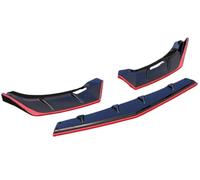 Séparateur Kit De Protection Pare-Choc Avant Voiture Séparateur Lèvre Diffuseur Accessoires Extérieurs Réglage pour Geely Monjaro Star 2021 - 2024 Spoiler Avant(Black and Red)