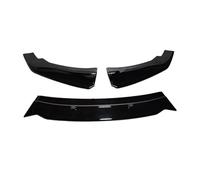 séparateur lèvre Avant Kit Carrosserie Tuning pour BMW Série 2 F22 F23 220i 218i 228i 225d 220d 218d (2014-2021) : Lame Pare-Chocs Avant en ABS Diffuseur(Gloss Black)