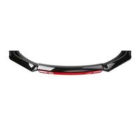 Séparateur Lèvre Avant, pour Audi RS4 B9 Avant Wagon 2017-2026 Becquets Avant Voiture, Lame de Pare-Choc Avant, Pare-Chocs Corps pelles Garde Accessoires,D/Black Red