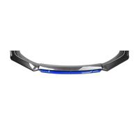 Séparateur Lèvre Avant pour Nissan Sunny Qashqai J11 X-Trail Spoiler de Pare-Choc Avant,Voiture becquets Avant Pare-Chocs Corps pelles Garde Spoiler Accessoires,E/Carbon Fiber Blue
