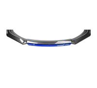 Séparateur Lèvre Avant pour Porsche Macan 2018-2021 Kit De Modification De La Lèvre Séparation du Pare-Chocs Avant Voiture,Voiture Front Spoilers Lip,B/Carbon Fiber Blue