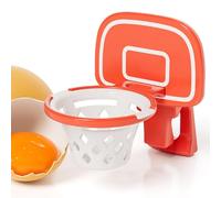 Separateur Oeuf Jaune et Blanc Panier de Basket, séparateur de Jaune d'œuf,filtre de jaune d'œuf Forme de Cadre de Basket-Ball, séparateur d'œuf en Plastique (Orange)