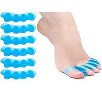 Séparateur Orteils Silicone [6x],Gel Séparateurs d'Orteil,Correcteur d'orteils pour Oignons,prévenir le Chevauchement, Aider à Soulager les Douleurs des Pieds