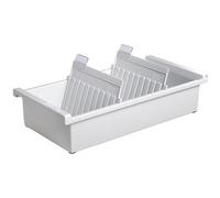 Séparateur pour bac à fiches, A7 paysage, gris clair