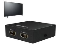 Séparateur pour moniteur - Connexion longue distance - Splitter vidéo numérique pour une utilisation avec double moniteur, pour ordinateur portable, tablette TV, projecteur, console Set-Top Box écran