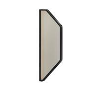 Séparateur pour urinoirs, Cloison d'urinoir fixée au mur for toilettes multicolore 1/2/3/4/5 pièces(Black,5pcs)