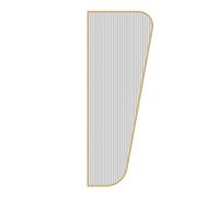 Séparateur pour urinoirs, Panneau de séparation for urinoir salle bains, cloison murale en verre trempé, or noir, 1 à 5 pièces(Gold,5pc)