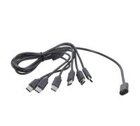 Séparateur USB C multi-ports, câble de chargement,-6 Type C