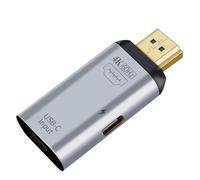 Séparateur vidéo 4K @ 60Hz pour moniteur et ordinateur portable, adaptateur de câble convertisseur USB C vers HDMI, de Type C vers DP/HDMI/Mini DP