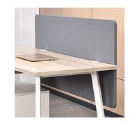 Séparateurs acoustiques insonorisants - 2 panneaux d'intimité gris pour réduire le bruit - Séparations de bureau - 100 x 60 cm - Parfait pour la maison ou le bureau