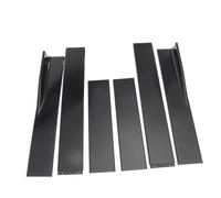 Séparateurs Bas Caisse pour BMW F20 F21 2015-2019 86,6" Extension De Jupes Latérales, Séparateurs Bas Caisse, Diffuseur, Kit Carrosserie À Ailettes(Noir Brillant)