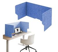 Séparateurs De Bureau, Panneau De Séparation Pliable, Cloison Feutre Acoustique De Bureau, Protection Visuelle, Confidentialité, Desk Divider, Pour L'école, La Bibliothèque(Skyblue,100cm)