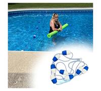 Séparateurs de couloirs et Corde de séparation pour Partie Peu Profonde - Ligne de sécurité Flottante pour Piscine de 42 Pieds - Cordes de Piscine Amovibles pour Une Division et Une sécurité