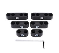 Séparateurs de Fil D'Allumage, Séparateurs de Fil de Bougie D'Allumage 7 Mm 8 Mm Séparateurs Séparateurs de Fil D'Allumage Kit de supports de fil de séparateurs de fil de bougie Noir