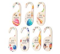 Séparateurs de penderie pour bébés, séparateurs de taille pour vêtements de bébé, organiseur de penderie | Séparateur de taille léger et stable pour la chambre des bébés, filles ou