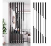 Séparateurs de pièce 5/8/10 pièces - Poteaux de séparation du sol au plafond pour salon, chambre à coucher et bureau - Colonne décorative (10 pièces 235 cm)