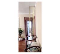 Séparateurs de pièce amovibles montés au plafond - Installation sans perçage Très durable pour séparation de salon Économie d'espace et solutions de séparation élégantes