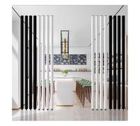 Séparateurs de pièce autonomes du sol au plafond, ions modernes en alliage d'aluminium pour bureau, restaurant et décoration d'entrée, colonnes de 155 cm de haut (9 racines)