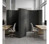 Séparateurs de pièce pliables portables - Séparations d'intimité autonomes pour bureau, dortoir, studio, magasin d'exposition - Installation facile - Se replie à plat - Séparation instantanée de