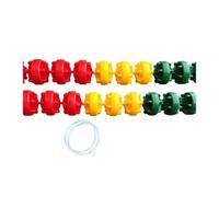 Séparateurs de voie de natation professionnels avec corde de sécurité et kit flotteur pour piscine, plage et parc aquatique