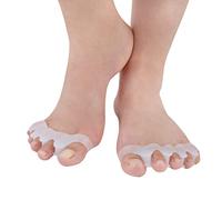 Séparateurs, diviseur d'orteils de civière à 5 Trous, chevauchement du correcteur de Hallux Valgus -Age pour Les Orteils Qui se chevauchent empêchent Les cors Les cals améliorent la résistance au