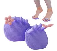 Séparateurs d'orteil 2PCS, correcteur de Bunion de confort non glissant multi-usages, entraîneur l'arc à pied portable, exerciseur jambe pour la mise en forme, massage.