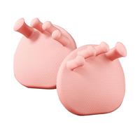 Séparateurs d'orteil en silicone - 2pcs Toe Valgus Correcteur, Traineur des orteils qui se chevauchent, support d'arc | Exercice d'alignement des pieds doux pour les femmes des hommes, une cimette de
