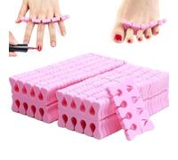 Séparateurs d'orteil pédicure, 100pcs espaceurs d'orteil mousse à l'éponge doux pour pédicures, diviseurs de doigts pour vernis à ongles.