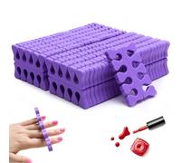 Séparateurs d'orteil pédicure, 100pcs espaceurs d'orteil mousse à l'éponge doux pour pédicures, séparateurs de doigts réutilisables pour vernis à ongles.