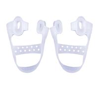 Séparateurs d'orteils | 1 paire de coussin correcteur d'attelle à double trou,Correction des orteils | pour danseurs de ballet athlètes alignement yoga correction pied hommes femmes