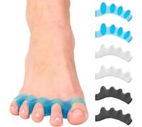 Séparateurs D'orteils, 3 paires de Separateur Orteil Hallux Valgus,Ecarteur Orteil, Silicone en Gel Souple, Pour Femmes et Hommes Soulagement Instantané de la Douleur Espaceurs d'orteils