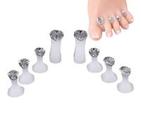 Séparateurs D'orteils en Silicone Spacers D'orteils en Diamant Tools Nail Tools Toe Nail Nail for Women Nail Art Pédicure Manucure Tool