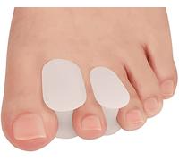 Séparateurs d'orteils en silicone Sumifun pour les orteils qui se chevauchent, 8 paires de coussinets correcteurs d'oignons en gel pour écarteur d'alignement des orteils tordus