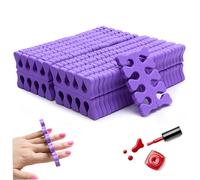 Séparateurs d'orteils pédicure, 100pcs espaceurs d'orteil mousse à éponge doux pour pédicures, diviseurs de doigts réutilisables pour vernis à ongles