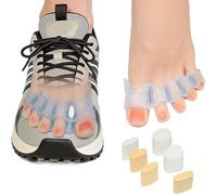 Séparateurs d'orteils pour femme - Réglable, portable, doux et réutilisable | Correcteur de séparateur de gros orteil - Pour activités légères, debout, sommeil, marche, travail, bureau, maison