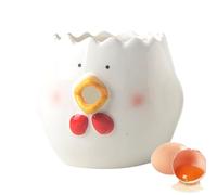 Séparateurs d'œufs pour jaune d'œuf, séparateur de jaune d'œuf en céramique, motif poussin mignon vomissements, séparateur de blanc et de jaune, gadget de cuisine pratique pour la maison