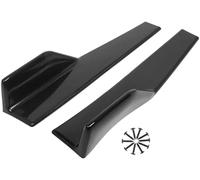 Séparateurs Jupe Latérale Kit Carrosserie Diffuseur d'ailes Jupe Latérale Arrière 45 Cm pour Nissan 350Z Z33 370Z pour Coupé pour Altima pour GTR 2000-2020 2021 2022 Marchepieds Latéraux(Le Noir)