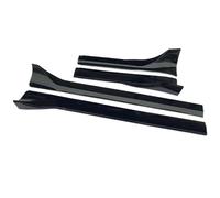 Séparateurs Jupe Latérale pour Tesla pour Modèle Y 2021 Jupes Latérales Extension Tablier Pare-Chocs Jupes Latérales Panneaux Bas Caisse Jupe Latérale Noire Mate Marchepieds Latéraux(Gloss Black)