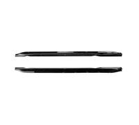 Séparateurs Jupe Latérale Un Ensemble Jupes Latérales Voiture, Spoiler, Séparateur, Diffuseur, Kit Protection Carrosserie pour BMW pour M3 G80 G81 2021 2022 2023 Marchepieds Latéraux(Glossy Black)