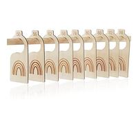 Séparateurs Penderie Bébé Diviseurs de Garde Robe Bébé Lot de 9 tailles 50 à 98 Diviseurs de Taille Vêtements Separateur Bebe Diviseurs de Placard pour Vêtements Placard pour Bébé pour Organiser
