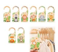 Séparateurs Placard pour Bébé en Bois,Diviseurs de Garde-Robe Bébé,Separateur Penderie pour Bébé,Diviseurs de Taille Vêtements,Organisateurs de Vêtements pour Bébé (8)
