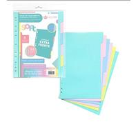 Séparateurs rigides DIN A4 couleur pastel