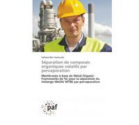 Séparation de composés organiques volatils par pervaporation: Membranes à base de Metal-Organic-Frameworks de fer pour la séparation du mélange MeOH/ MTBE par pervaporation