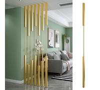 Separation De Piece IntéRieur Colonne De Séparation Murale sur Pied, Home Hotel Office Privacy Screens/Room Separation Column Partition Pole for Hotel Entryway Restaurant, Gold, Height Adjustable Bas